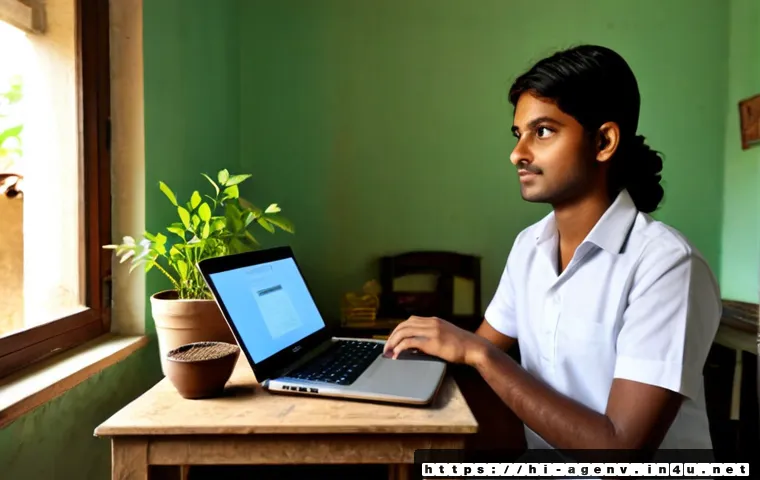 농업환경기술자 자격증 온라인 강의 추천 - Photorealistic Indian agricultural student in a neat home study space, attentively watching an onlin...
